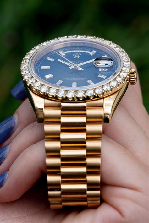 Rolex president diamond bracelet